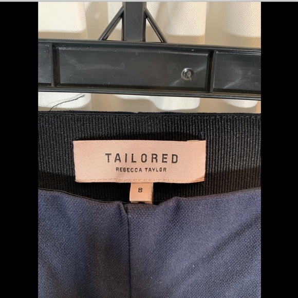NEW $250 Tailored by Rebecca‎ Taylor Stretch Pants - Picture 4 of 8